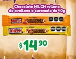 El Florido Milch chocolate relleno de avellana o caramelo oferta