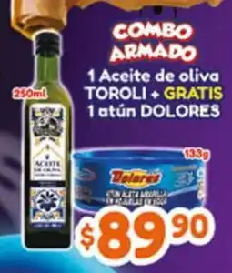 El Florido Toroli Aceite de oliva + Dolores atún oferta