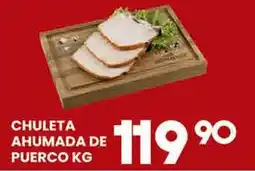 Alsuper Chuleta ahumada de puerco oferta
