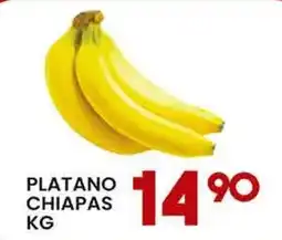 Alsuper platano chiapas oferta