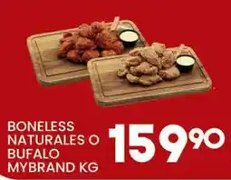 Alsuper Mybrand boneless naturales o buffalo oferta