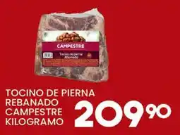 Alsuper Campestre tocino de pierna ahumado oferta