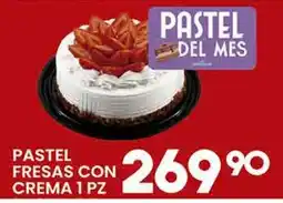 Alsuper Pastel fresas con crema oferta