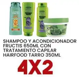 Alsuper Fructis shampoo y acondicionador con tratamiento capilar hairfood oferta