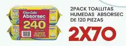 Alsuper KleenSebé Toallitas Humedas Absorsec oferta