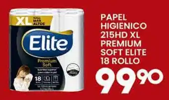 Alsuper Elite Papel Higienico 215hd xl premium soft elite oferta