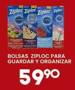 Alsuper Bolsas ziploc para guardar y organizar oferta