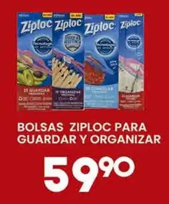 Alsuper Bolsas ziploc para guardar y organizar oferta