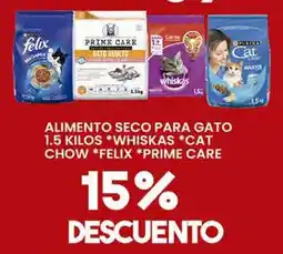 Alsuper whiskas cat chow felix prime care oferta