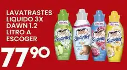 Alsuper Suavitel lavatrestes liquido oferta