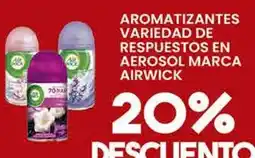 Alsuper airwick aromatizantes variedad de respuestos en aerosol oferta