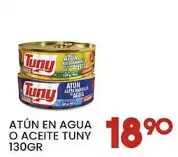 Alsuper Atún en agua o aceite tuny oferta
