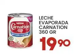 Alsuper Carnation leche evaporada oferta