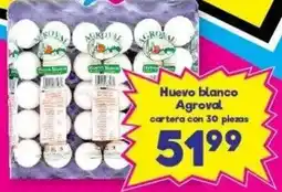 S-Mart Huevo blanco Agroval oferta