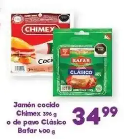S-Mart Chimex jamón cocido o de pavó clásico oferta