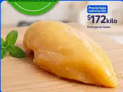 Walmart Express Pechuga sin hueso oferta