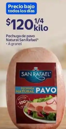 Walmart Express San Rafael Pechuga Natural Pavo oferta