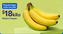 Walmart Express Plátano Chiapas oferta