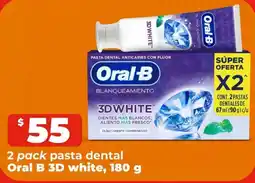 Tiendas Tres B oral b pasta dental blanqueamiento 3d white oferta