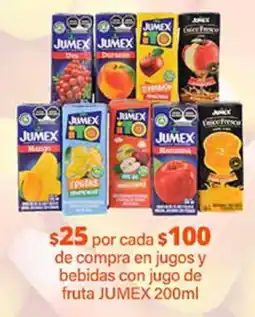La Comer Jumex jugos y bebidas con jugo de fruta oferta