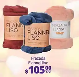 La Comer Frazada Flannel liso oferta