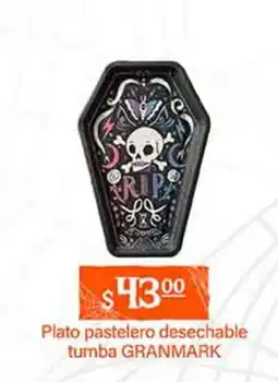 La Comer Granmark plato pastelero desechable tumba oferta