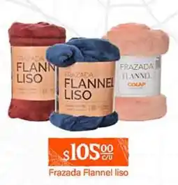 La Comer Colaj Frazada Flannel liso oferta