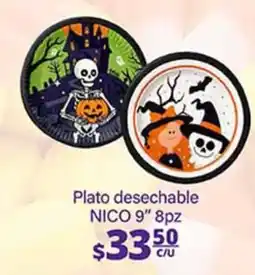 La Comer Plato desechable NICO oferta
