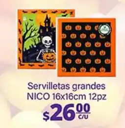 La Comer NICO servilletas grandes oferta