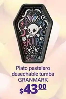 La Comer granmark plato pastelero desechable tumba oferta