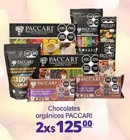 La Comer chocolates orgánicos paccari oferta