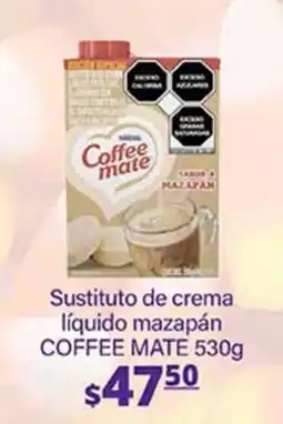 La Comer Coffee mate sustituto de crema líquido mazapán oferta