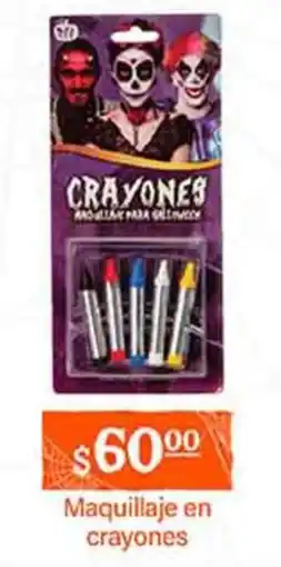 La Comer Crayones Maquillaje para Halloween oferta
