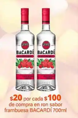 La Comer bacardí frambuesa oferta
