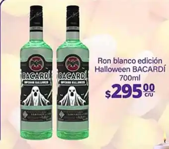 Bacardi ron blanco edición halloween
