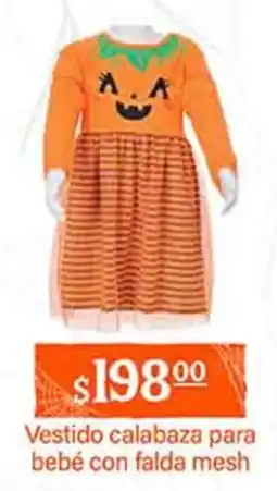 La Comer Vestido calabaza para bebé con falda mesh oferta