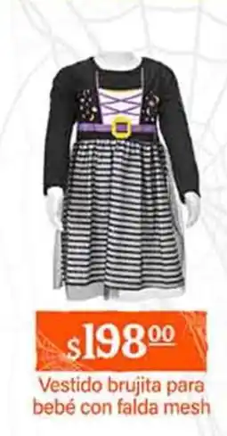 La Comer Vestido brujita para bebé con falda mesh oferta