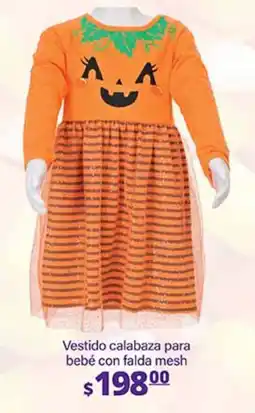La Comer Vestido calabaza para bebé con falda mesh oferta