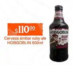 La Comer Hobgoblin cerveza ámbar ruby ale oferta