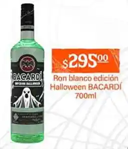La Comer Bacardi ron blanco edición halloween oferta