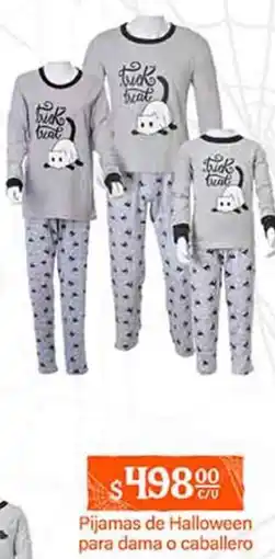 La Comer Pijamas de Halloween para dama o caballero oferta