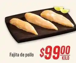 Soriana Híper Fajita de pollo oferta