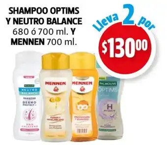 Mennen shampoo optims y neutro balance