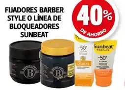 Farmacias Guadalajara Sunbeat Fijadores Barber Style O Línea De Bloqueadores oferta