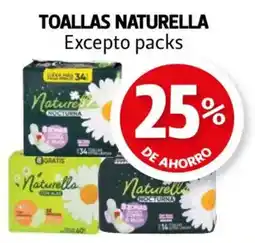 Farmacias Guadalajara Toallas Naturella oferta