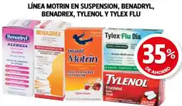 Farmacias Guadalajara motrin en suspension, benadryl, benadrex, tylenol y tylex flu oferta