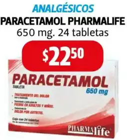 Farmacias Guadalajara Pharmalife paracetamol oferta