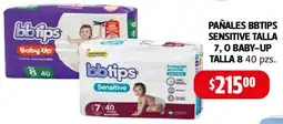 Farmacias Guadalajara bbtips pañales sensitive oferta