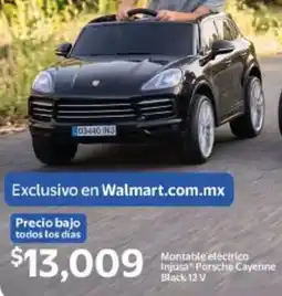 Walmart Injusa Porsche Cayenne Black oferta