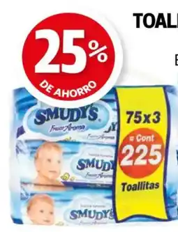 Farmacias Guadalajara Smudys Toallitas oferta